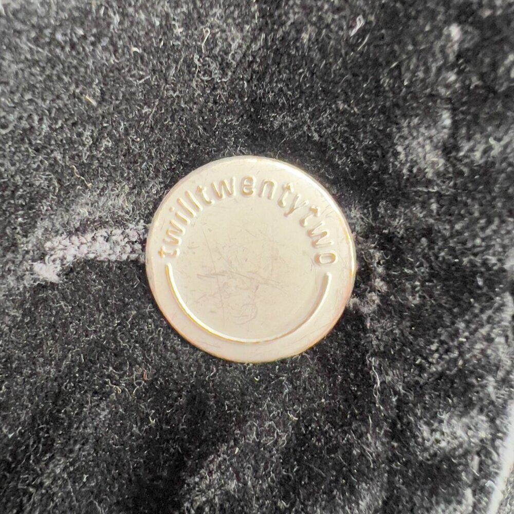 Twill Twenty Two Black Velvet Bling Military Jacket with Rhinestones P - Picture 9 of 14